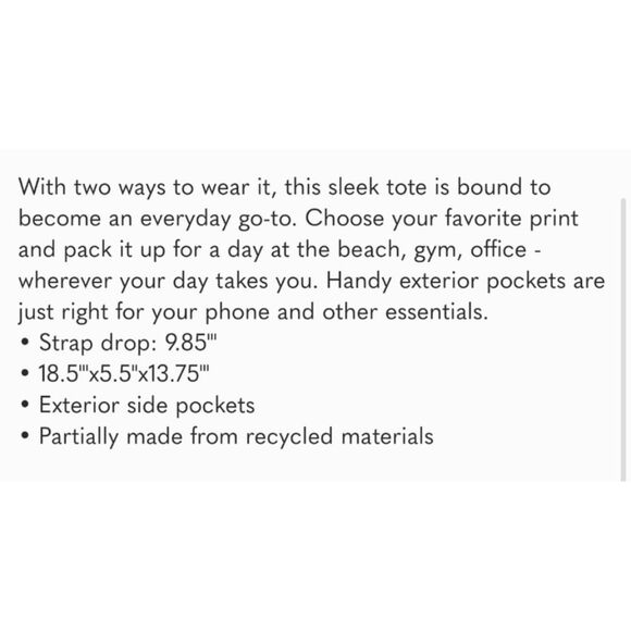 Victoria’s Secret Reversible Pink Black Stripe Floral Large Weekender Carry Tote - Picture 11 of 11